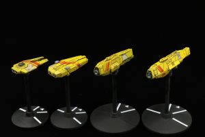 Gunship, Corvette, Monitor & Frigate