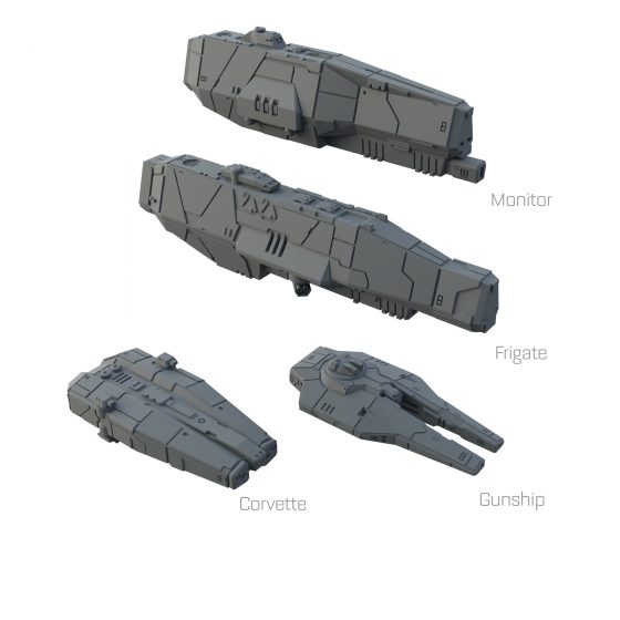 Martian Models – 3D Printable Starship Miniatures