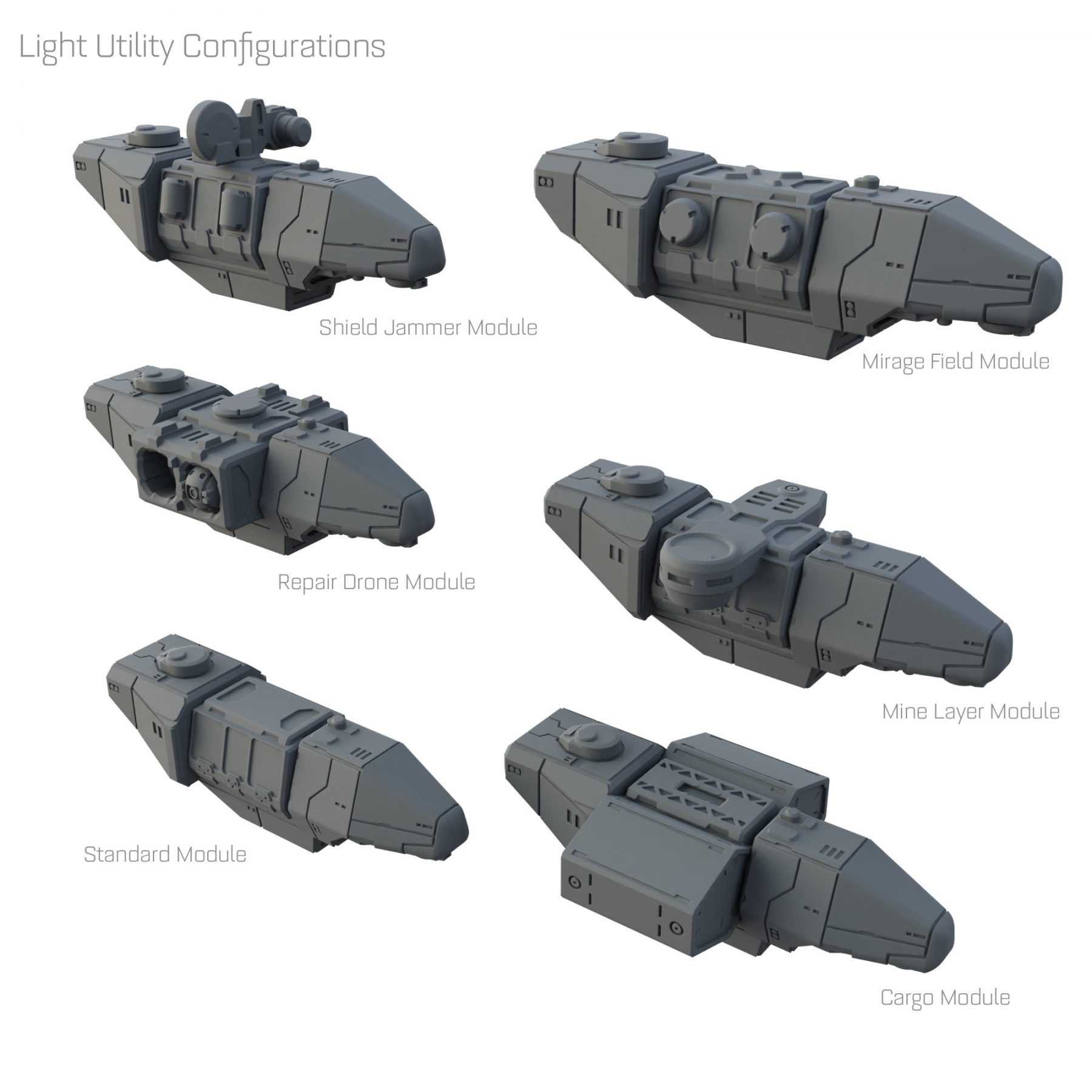 Martian Models – 3D Printable Starship Miniatures